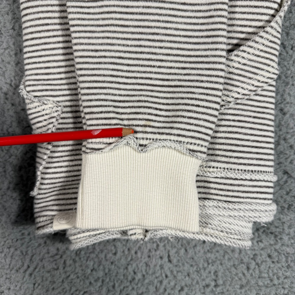 Auburn Tigers Blur 84 Hoodie Womens Small White Striped Lightweight University - Picture 8 of 9